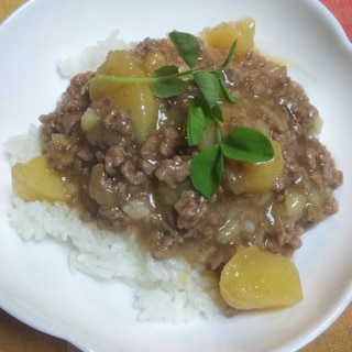 ほくほく☆じゃがそぼろ丼